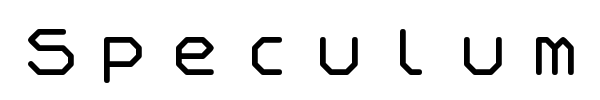 Speculum font