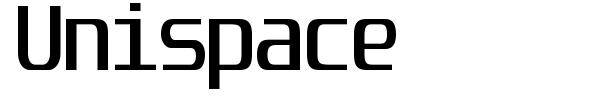 Unispace font