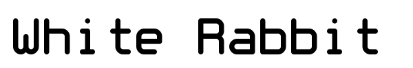 White Rabbit font