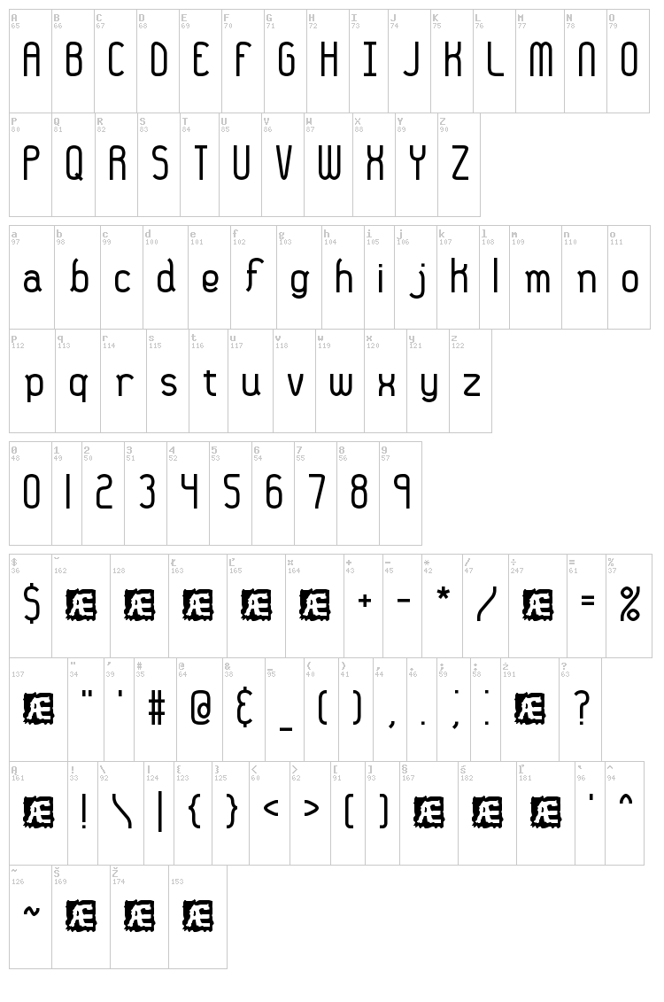 36 days ago BRK font map