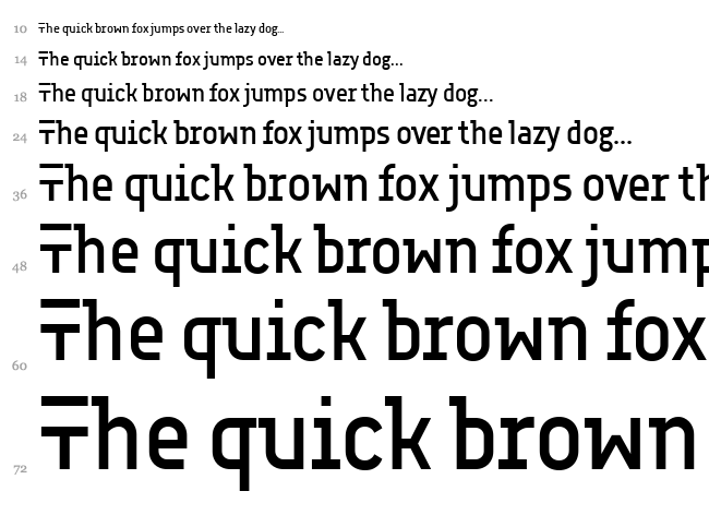 Accuratist font waterfall