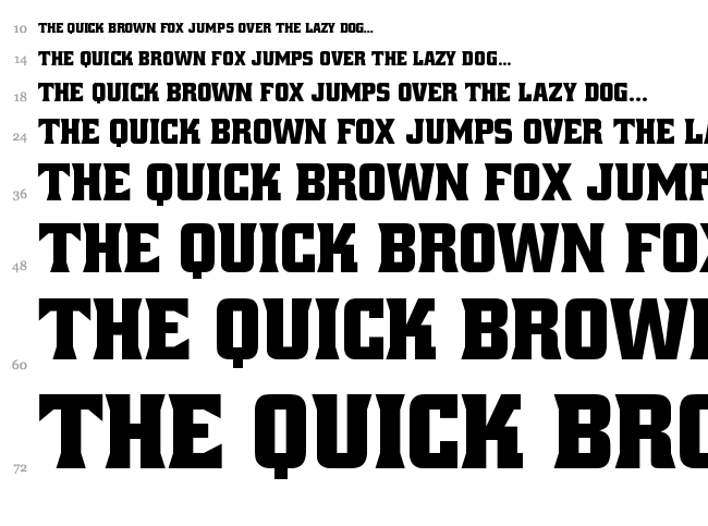 Alley Oop font waterfall