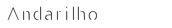 Andarilho font