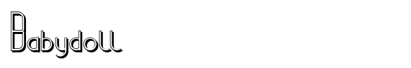 Babydoll font