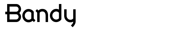 Bandy font