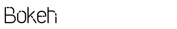 Bokeh font