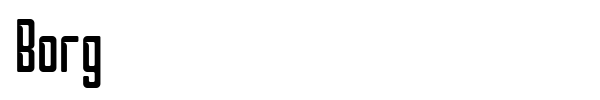 Borg font