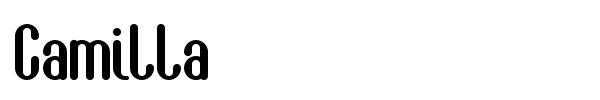Camilla font