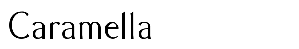 Caramella font