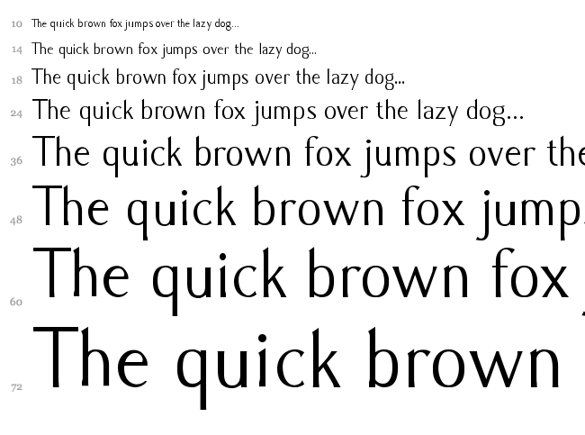 Caramella font waterfall
