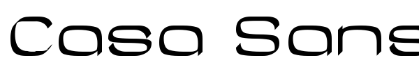 Casa Sans font