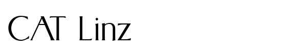 CAT Linz font