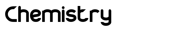 Chemistry font
