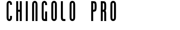 Chingolo Pro font