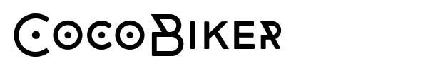 CocoBiker font