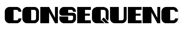 Consequences font