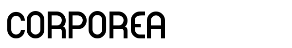 Corporea font