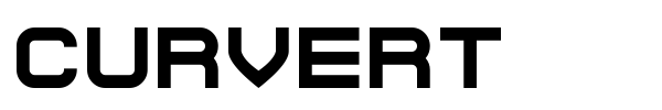 Curvert font