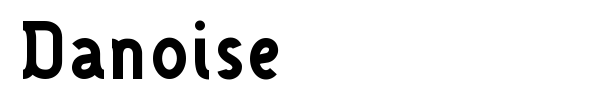 Danoise font preview