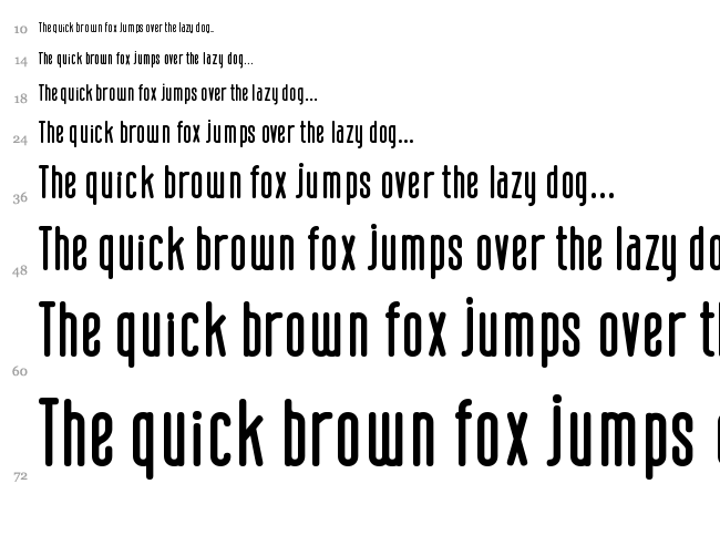 Defatted Milk font waterfall