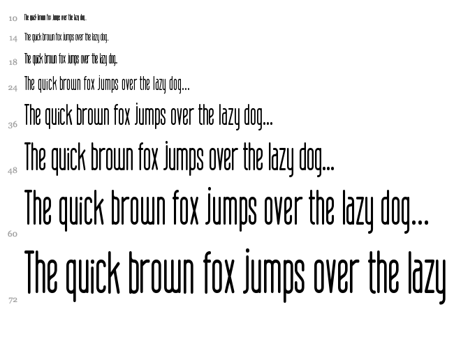 Defatted Milk font waterfall