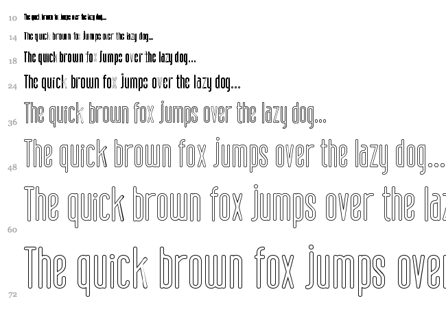 Defatted Milk font waterfall