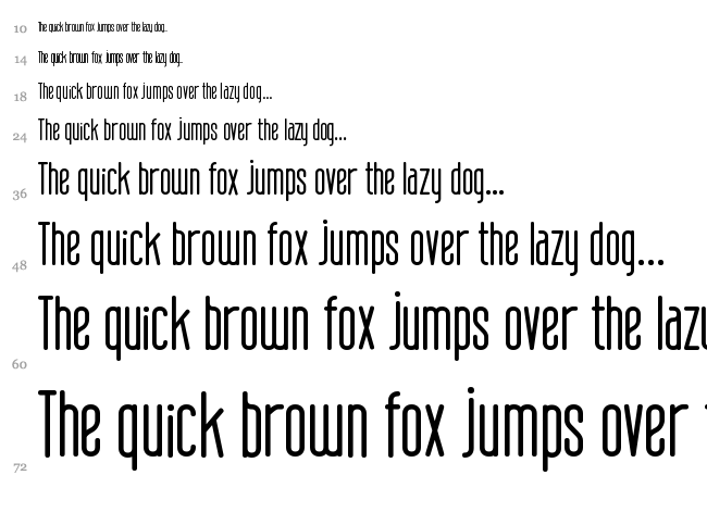 Defatted Milk font waterfall