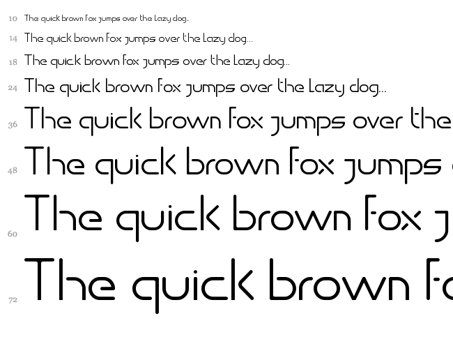 Develuz font waterfall