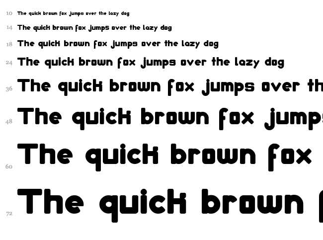 Donner font waterfall