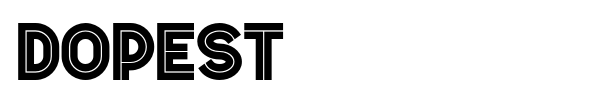 Dopest font preview
