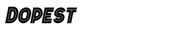 Dopest font preview