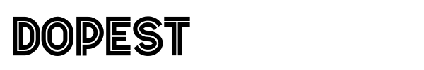 Dopest font preview