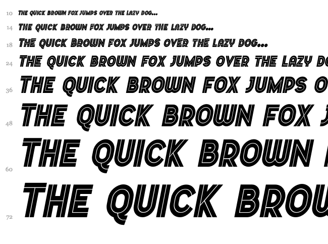 Dopest font waterfall