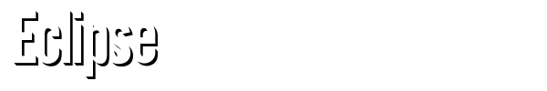 Eclipse font