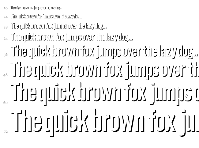 Eclipse font waterfall