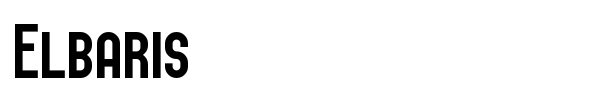 Elbaris font