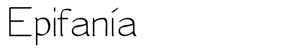Epifan?a font