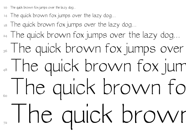 Epifan?a font waterfall