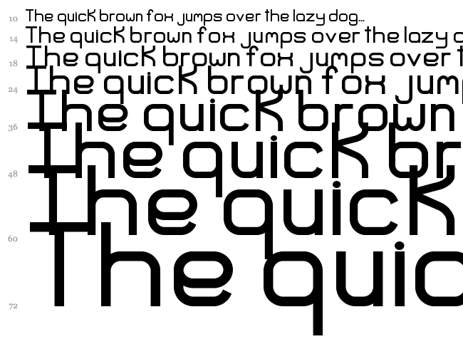 Extremis font waterfall
