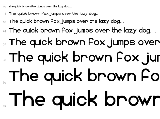 Faucet font waterfall