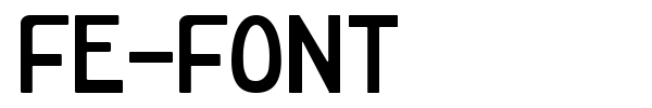 FE-Font font