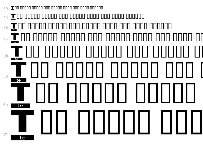 Fonetica font waterfall