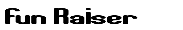 Fun Raiser font