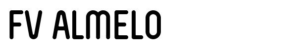 FV Almelo font preview
