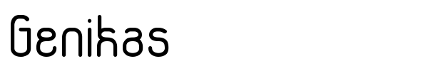 Genikas font