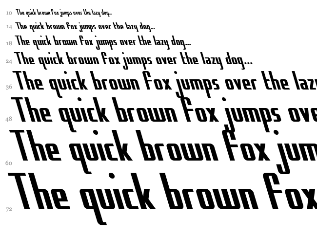 Hydro Squad font waterfall
