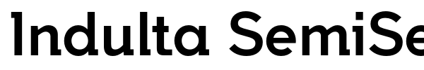 Indulta SemiSerif font