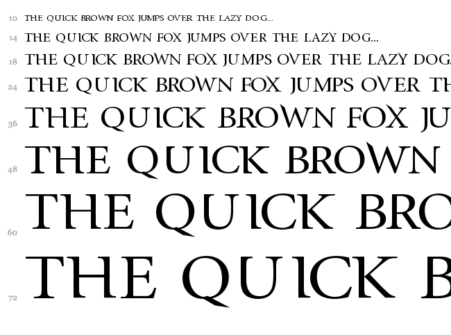 InfraRed font waterfall