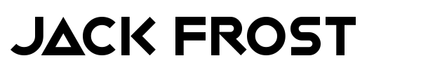 Jack Frost font