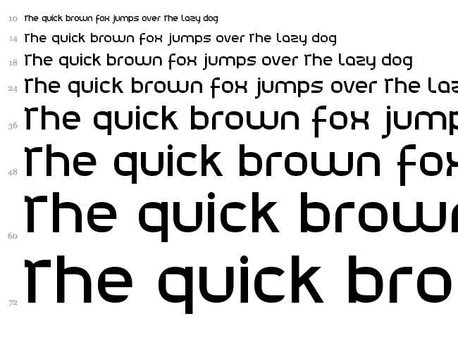 Julie01 font waterfall